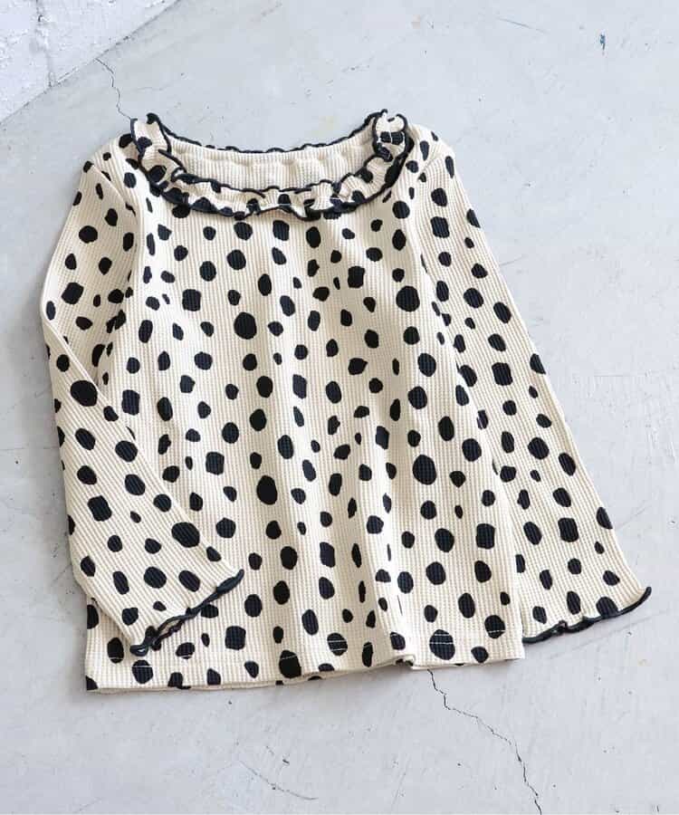 【リンク】ワッフルアソート襟フリルTシャツ