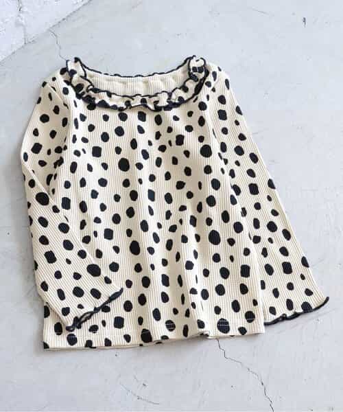 【リンク】ワッフルアソート襟フリルTシャツ