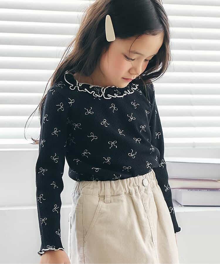 【リンク】ワッフルアソート襟フリルTシャツ