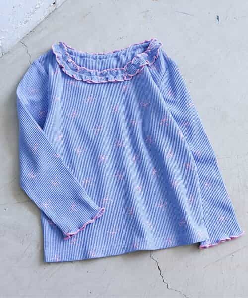 【リンク】ワッフルアソート襟フリルTシャツ