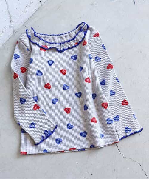 【リンク】ワッフルアソート襟フリルTシャツ