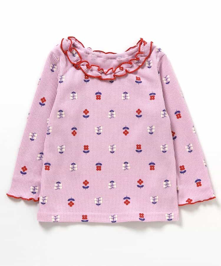 【リンク】ワッフルアソート襟フリルTシャツ_949275