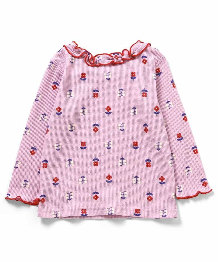 【リンク】ワッフルアソート襟フリルTシャツ_949276