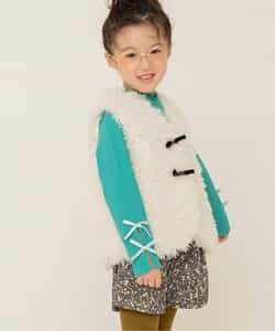 ★タイムセール★WEB限定 袖リボンリブTシャツ