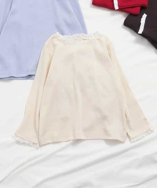 ★SALE★ハート針抜きフリルTシャツ