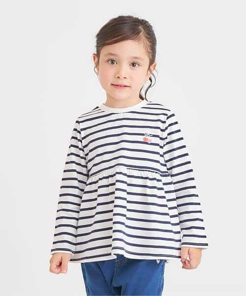 ペプラムフレアTシャツ/7days Style