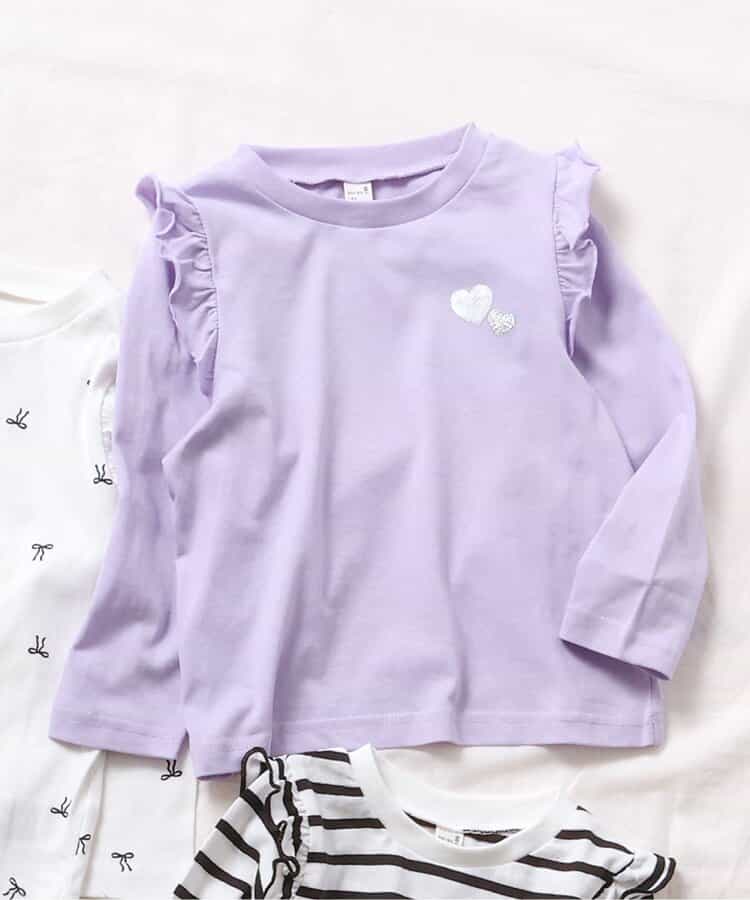 WEB限定 肩フリルTシャツ/7days Style