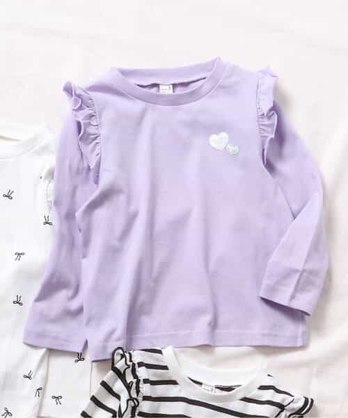 WEB限定 肩フリルTシャツ/7days Style