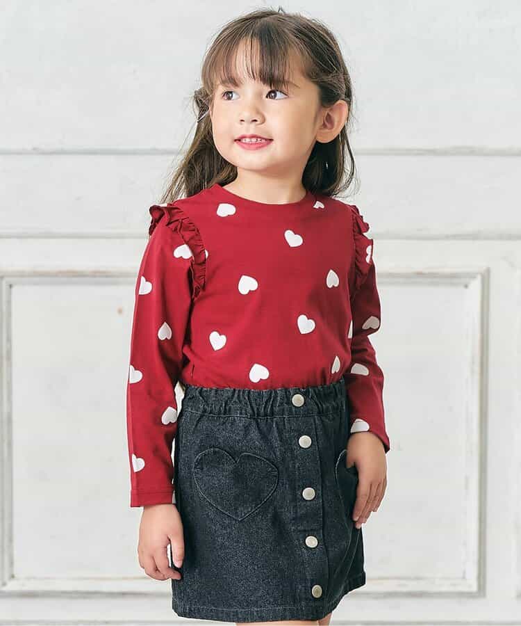 WEB限定 肩フリルTシャツ/7days Style