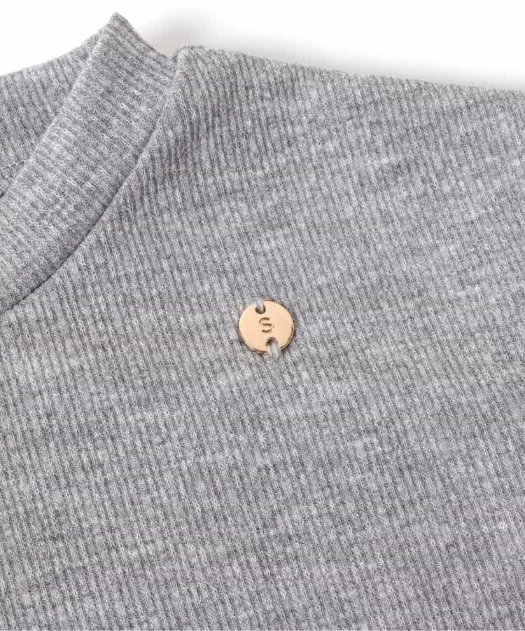レースフリル切り替えリブTシャツ_940083