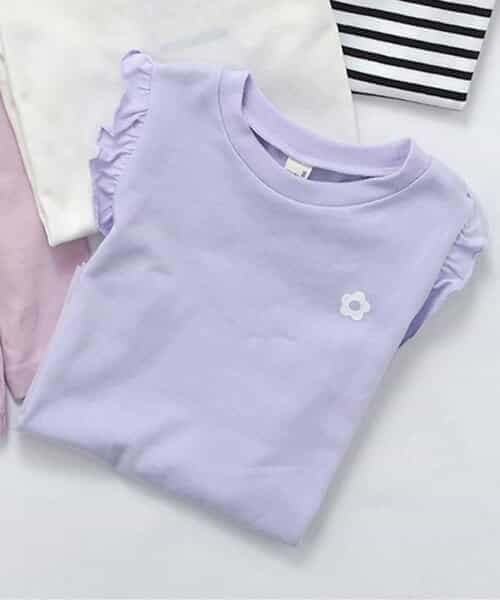 7days Style |ワンポイント肩フリルTシャツ