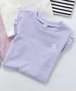 7days Style |ワンポイント肩フリルTシャツ（V406934）|apres