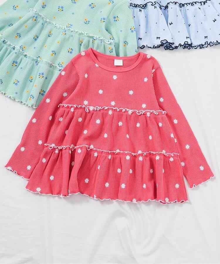 WEB限定 ワッフルティアードTシャツ