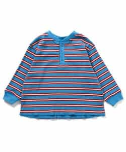 【リンク】ヘンリーネックマルチボーダーTシャツ_963719