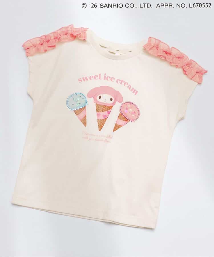 【マイメロディ＆クロミ】WEB限定 アイスクリームTシャツ 接触冷感
