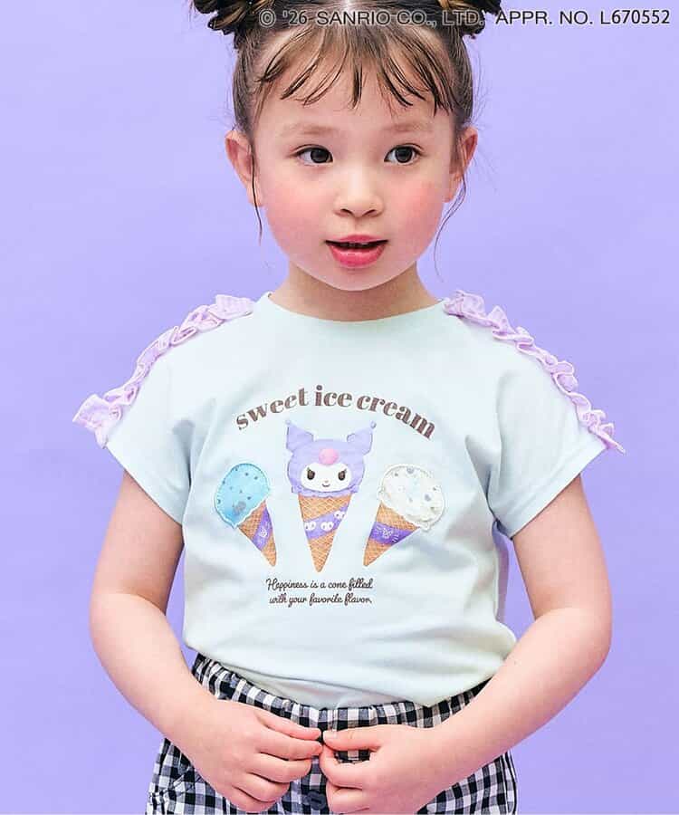 【マイメロディ＆クロミ】WEB限定 アイスクリームTシャツ 接触冷感