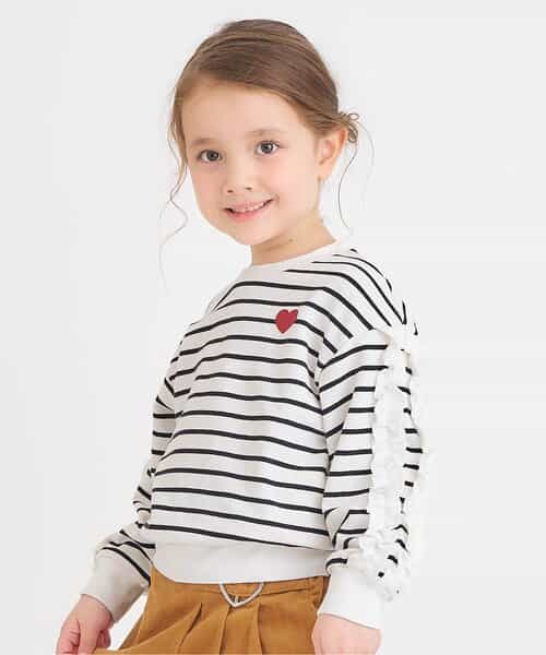 WEB限定 メロウフリルトレーナー/7days Style