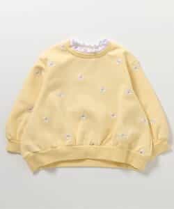 アソート総柄刺繍レイヤードトレーナー