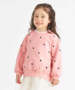 アソート総柄刺繍レイヤードトレーナー