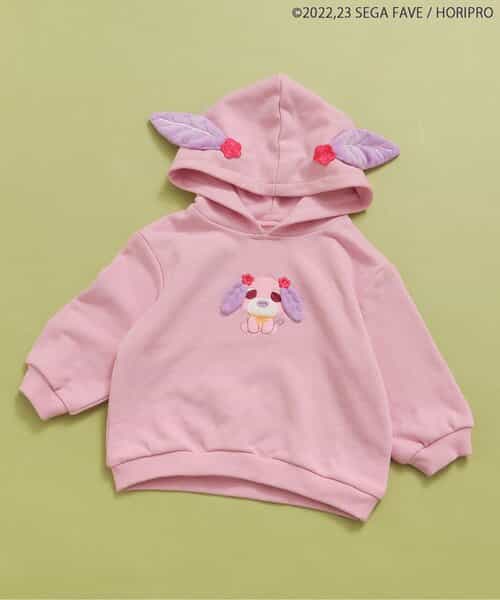 WEB限定 お茶犬フード耳付きパーカー