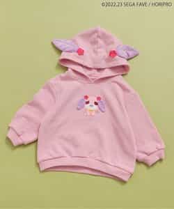 WEB限定 お茶犬フード耳付きパーカー