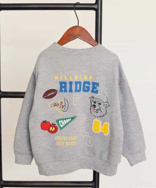 スーベニア刺繍トレーナー