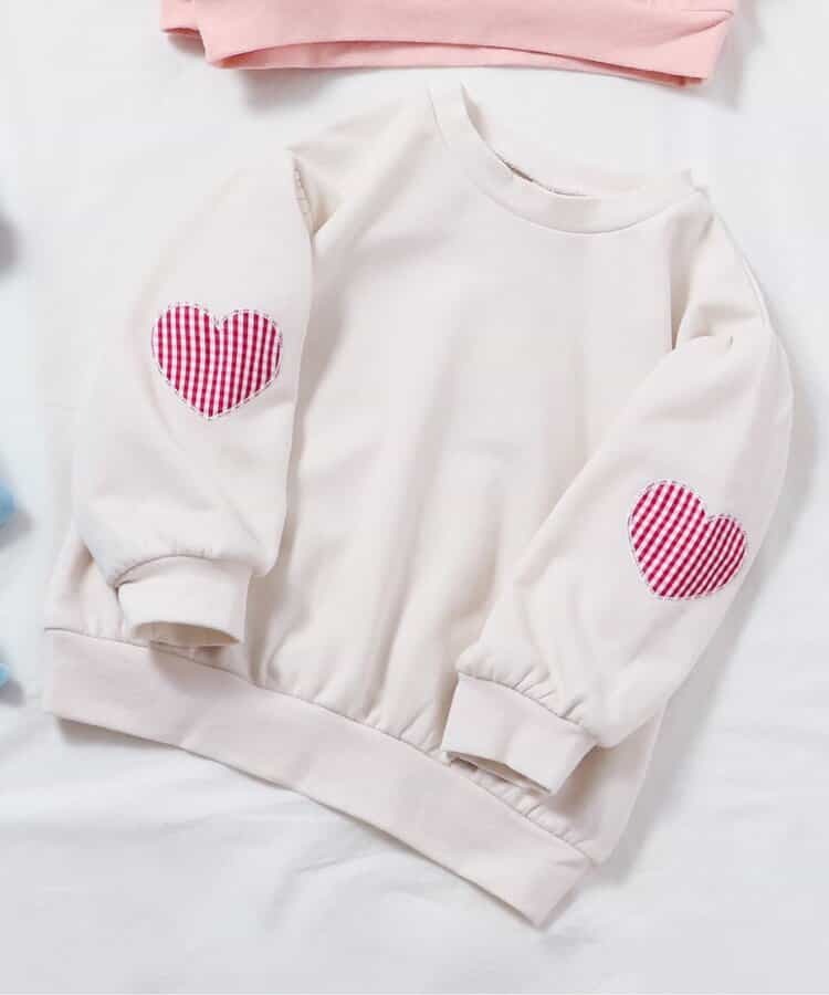 WEB限定 袖モチーフトレーナー/7days Style