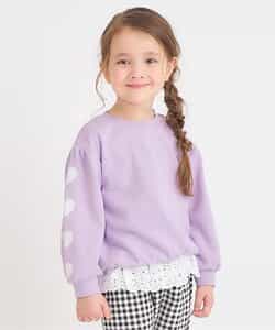 WEB限定 袖モチーフトレーナー/7days Style