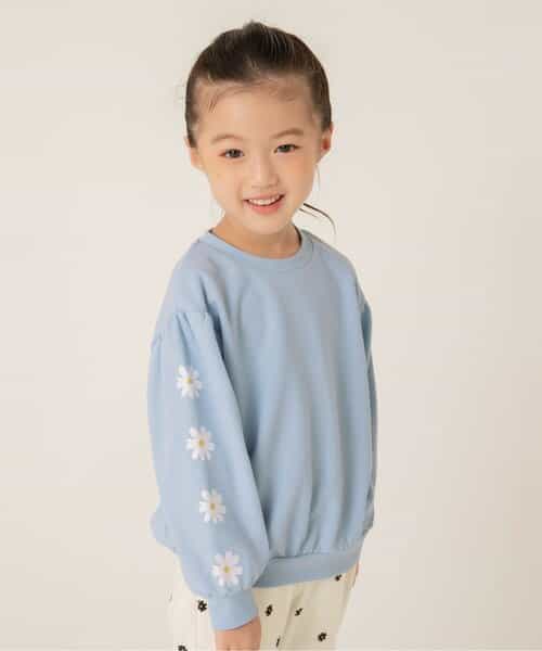 WEB限定 袖モチーフトレーナー/7days Style