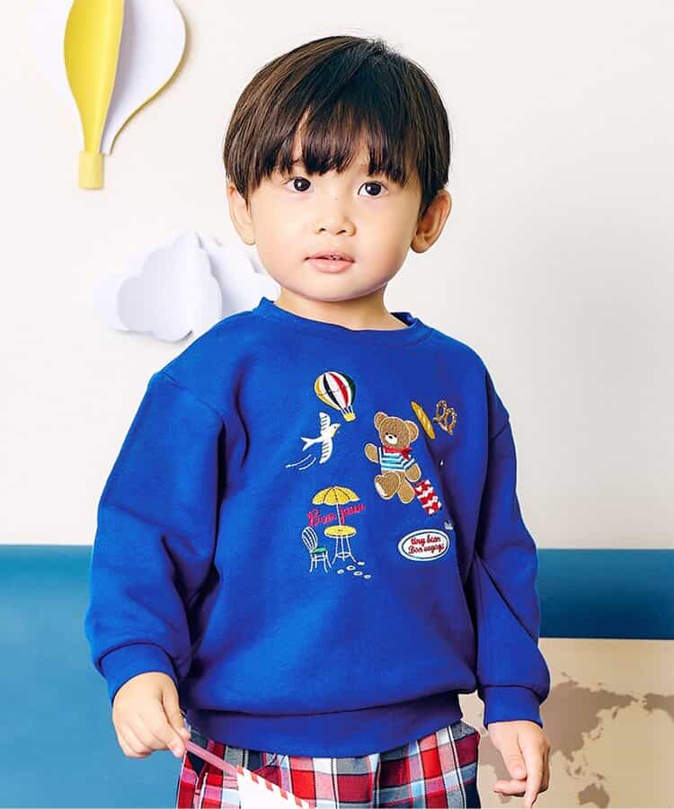 tiny bear 3柄CITYモチーフトレーナー