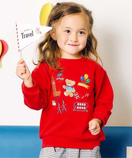 tiny bear 3柄CITYモチーフトレーナー