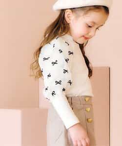 ★SALE★リボンシアースリーブトップス