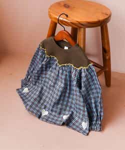 リブドッキングハート刺繍チュニック_949345