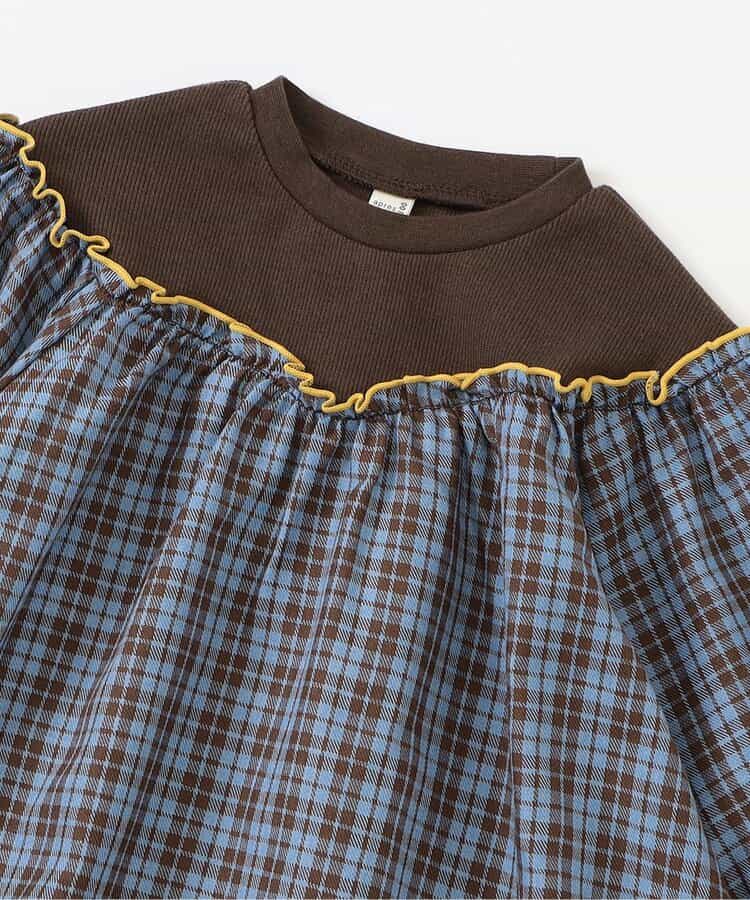 リブドッキングハート刺繍チュニック_949349