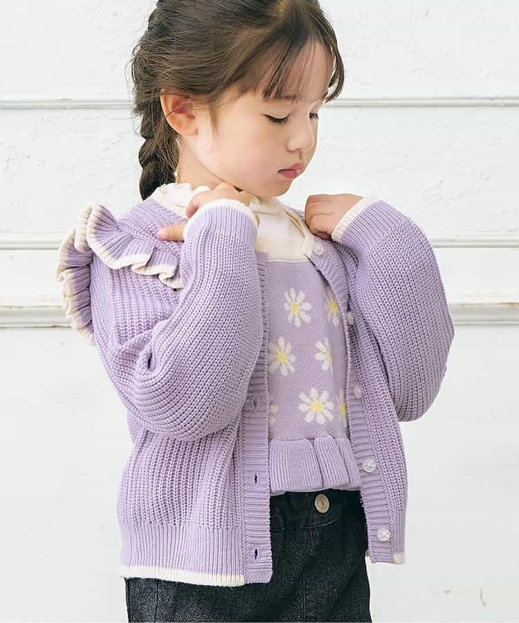 【リンク】ニットビスチェ＆カーディガンセット_マシンウォッシャブル