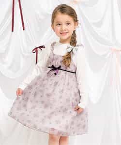 ★SALE★ヴィンテージフラワープリントワンピース＿アプレレクールマシェリ