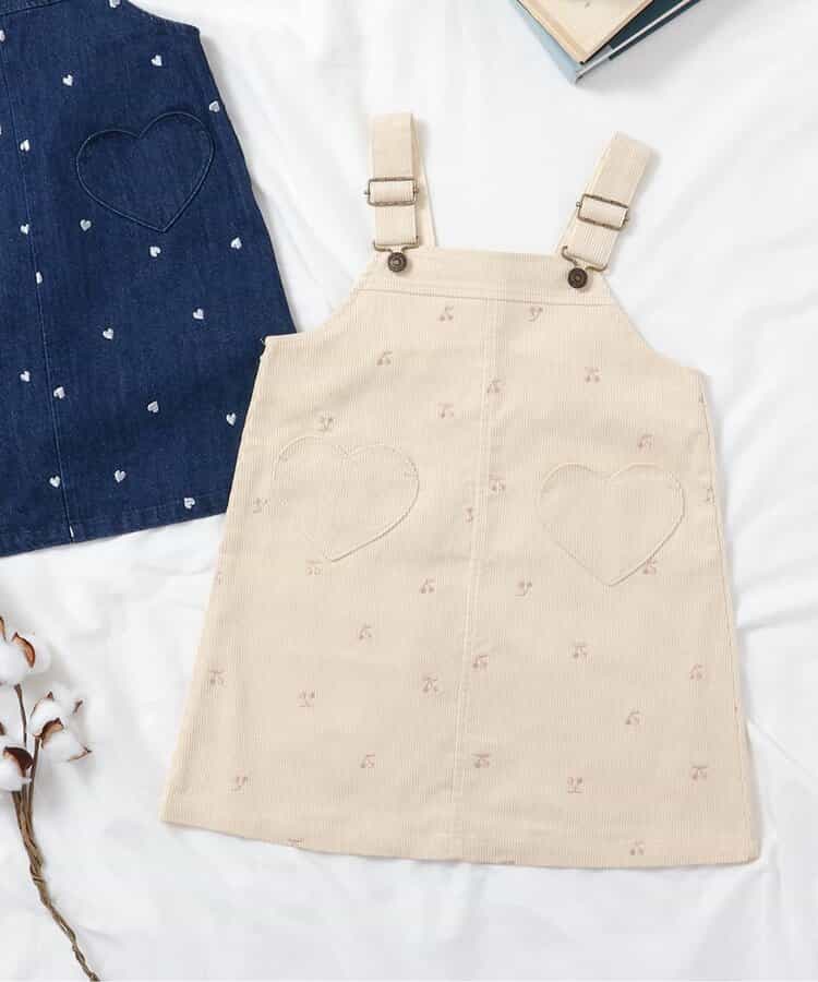 【リンク】さくらんぼ・ハート刺繍ジャンスカ