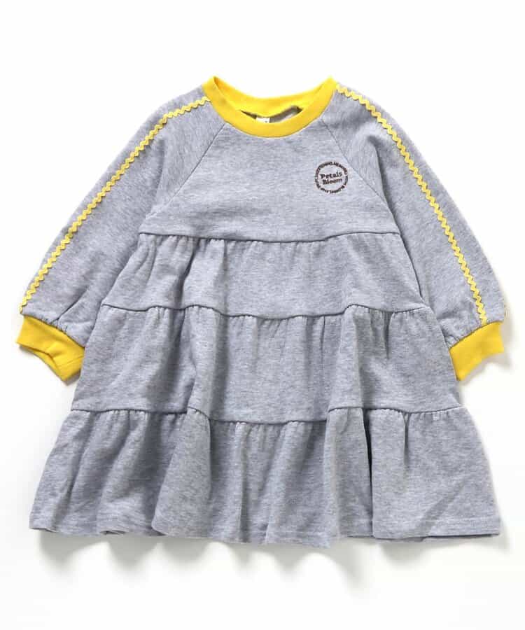 WEB限定 なみなみラインティアードワンピース_949381
