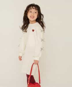 WEB限定 袖リボンワンピース