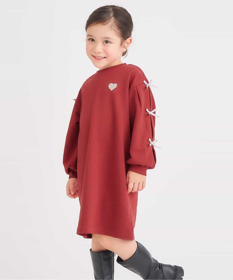 WEB限定 袖リボンワンピース