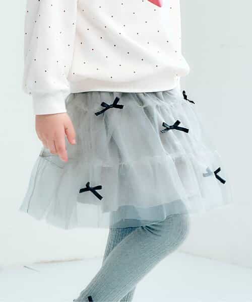 ★SALE★リボンティアードチュールスカート