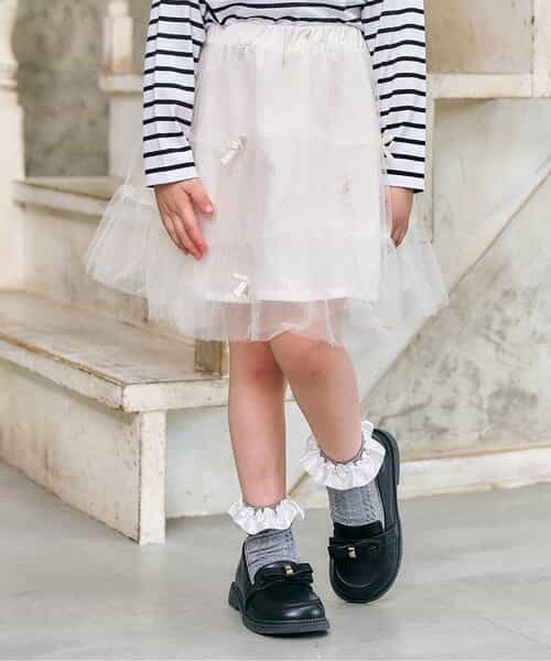 ★SALE★リボンティアードチュールスカート