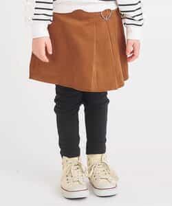 レギンス付きプリーツスカート