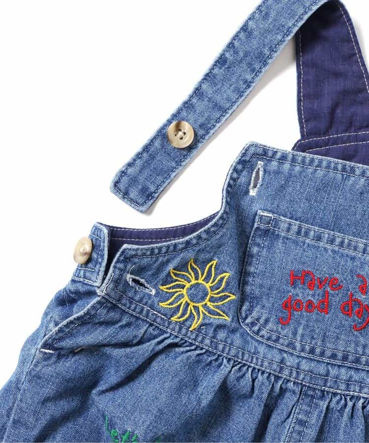 線画刺繍ベビーサロペット_940139