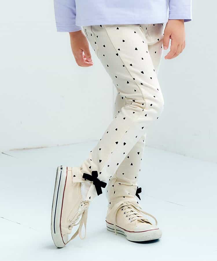 裾リボン/7days Style pants  10分丈