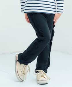★均一タイムセール★サイドフリルストレート/7days Style pants  10分丈