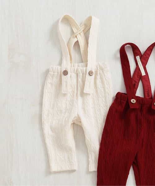 ★SALE★ケーブル柄サス付きパンツ