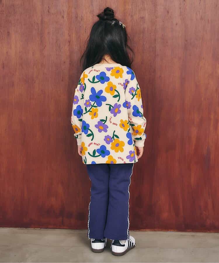 ★タイムセール★WEB限定 なみなみラインフレアパンツ  10分丈_950812