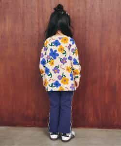 ★タイムセール★WEB限定 なみなみラインフレアパンツ  10分丈_950812