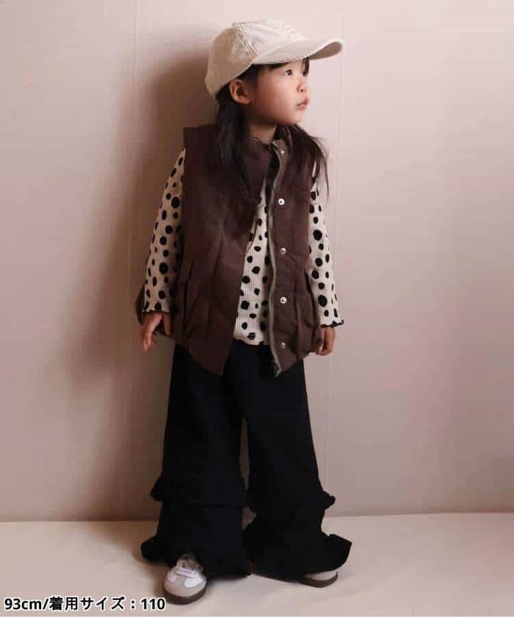★タイムセール★ダブルフリルスウェットパンツ  10分丈_997502